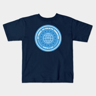 Galactic Federation - Earth C-137 Kids T-Shirt